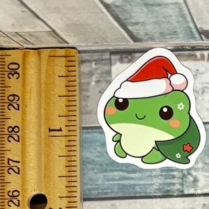 🌀10/$10🌀 Cartoon Kawaii Frog Reusable Waterproof Vinyl Sticker Decal